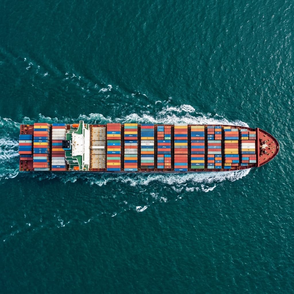 Global Export Logistics Ship